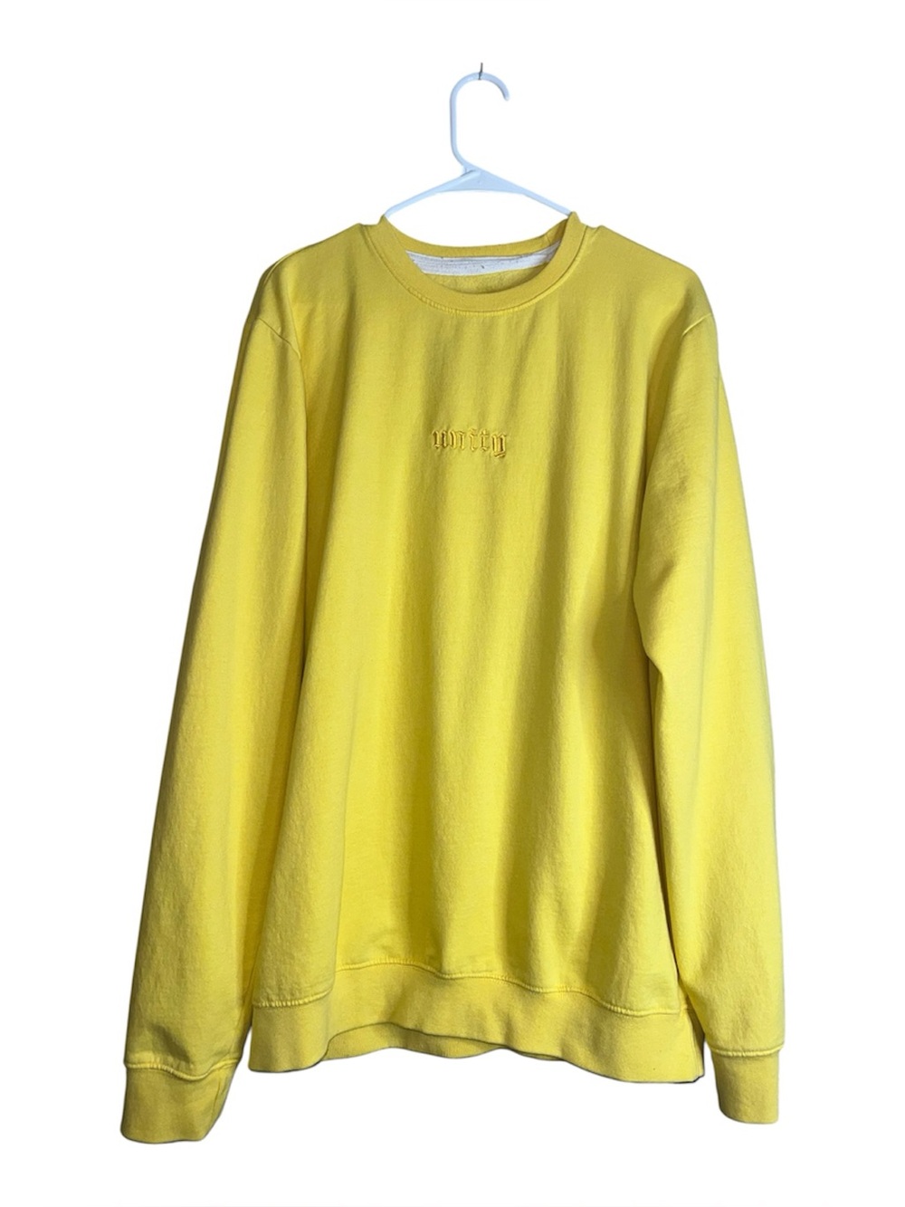San Francisco Workshirt Men's Yellow Crewneck Sweatshirt Sz XL